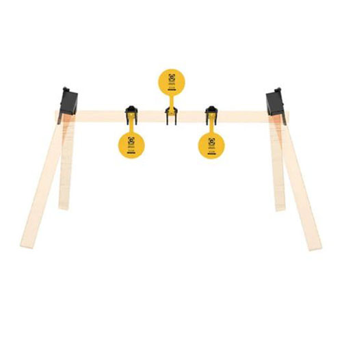 Caldwell AR500 Plate Rack Kit features three 8" AR500 steel plates, customizable frame, and dual-functioning targets for endless shooting fun!