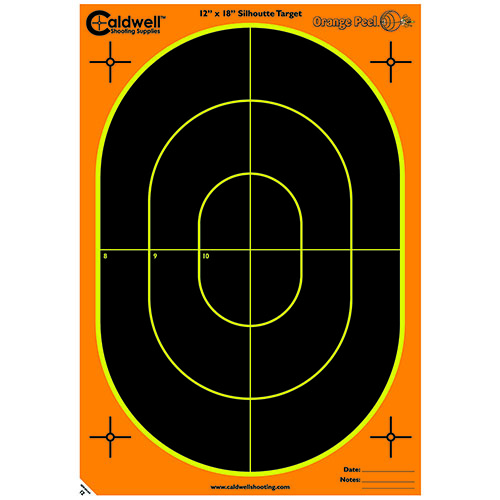 Caldwell Orange Peel® Targets feature dual-color flake-off technology for instant hit visibility, making target acquisition easy even at long distances.