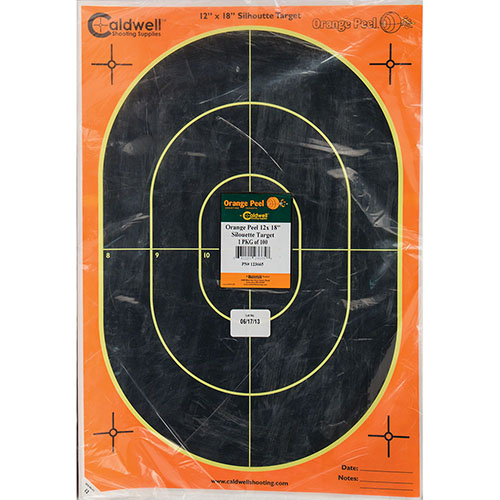 Caldwell Orange Peel® Targets provide instant hit visibility with dual-color flake-off technology, making target acquisition easy at long distances.