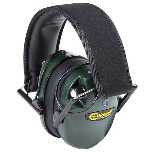 Caldwell E-Max Low Profile Hearing Protection offers low-profile design, true stereo sound, and automatic noise suppression for optimal hearing safety and communication.
