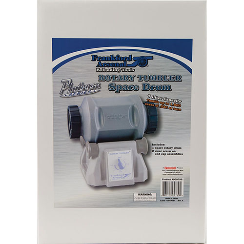 Zvyšte kapacitu svého přebíjení s náhradním bubnem Platinum Series Rotary Tumbler. Ideální pro vysokokapacitní přebíječe, kteří potřebují více prostoru.