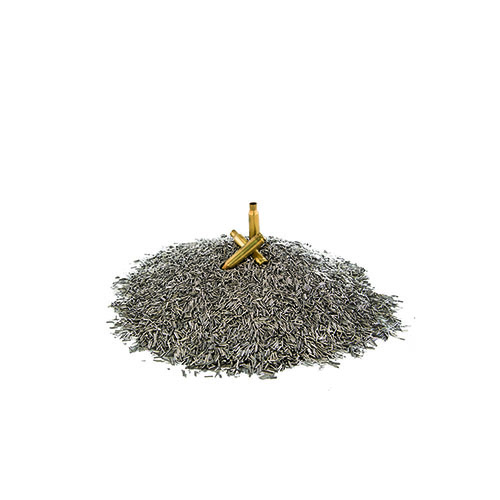 Frankford Arsenal® Stainless Steel Media Pins, 5lbs, are perfect for rotary tumbling brass, offering unmatched cleaning and lifetime use with magnetic handling.