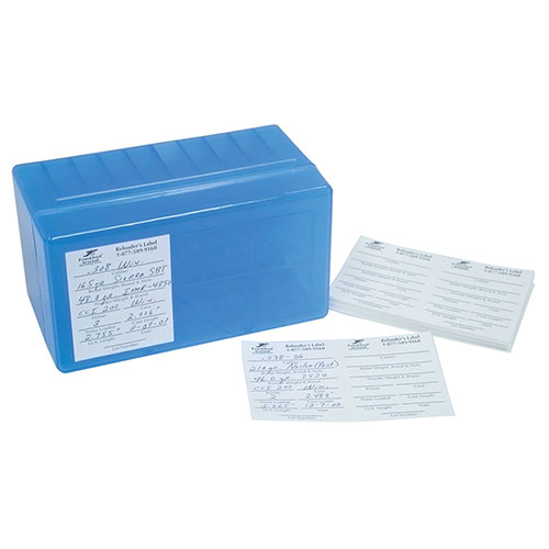 Frankford Arsenal Pistol and Rifle Reloader's Labels let you easily record and replicate your handloads with removable, adhesive labels perfect for plastic ammo boxes.