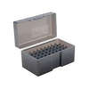 Frankford Arsenal Ammo Boxes offer durable, see-through storage for your reloaded ammunition, fitting various calibers and keeping you organized effortlessly.