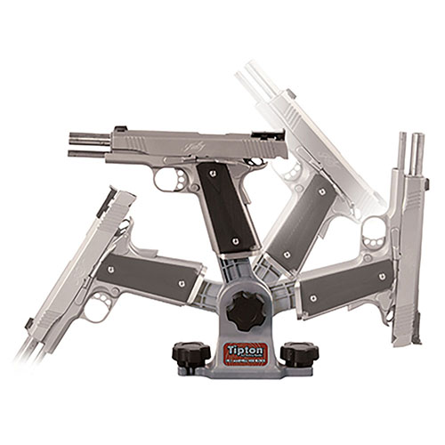 Tipton 1911 Mag Well Vise Block offers a stable base for cleaning and light gunsmithing, compatible with Best Gun Vise or directly mountable on your bench.