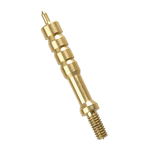 Tipton Solid Brass Jags ensure a tight fit for effective cleaning, with a pointed tip for centered patches, featuring 8-32 threads for reliable performance.