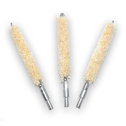 Tipton Bore Mop 6.5mm-338 Caliber, 3 pk: Ultra-absorbent 100% cotton mops effectively carry solvents and lubes, ideal for cleaning fouled bores.