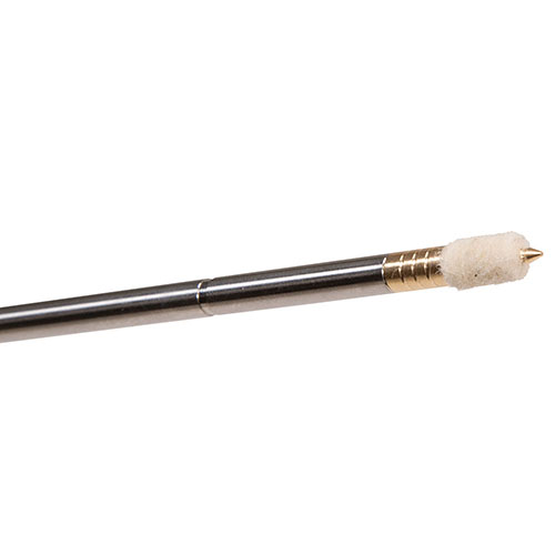 Tipton Pistol Pellet Kit offers durable compressed felt pellets for .17-.50 cal, ensuring superior cleaning with a consistent fit and included caliber-correct jag.