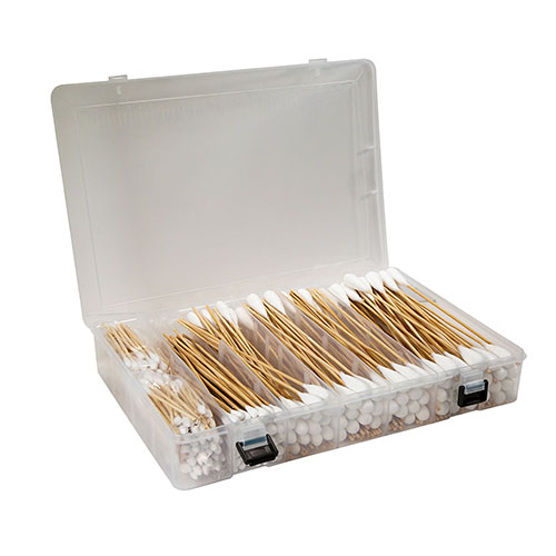 Tipton Power Swabs offer durable cotton construction with a flexible bamboo handle, providing mess-free, efficient cleaning that fits lands and grooves better than patches.