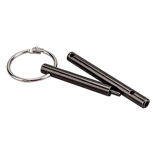 Wheeler Delta Series AR Pivot Pin Install Tool makes installing pivot springs and detents effortless for AR-15, M4, or M-16, with durable steel and a handy key ring.