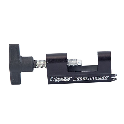 Wheeler Delta Series AR Trigger Guard Install Tool usnadňuje a zrychluje instalaci nebo výměnu trigger guard, což z něj činí nezbytný nástroj pro každého střelce.