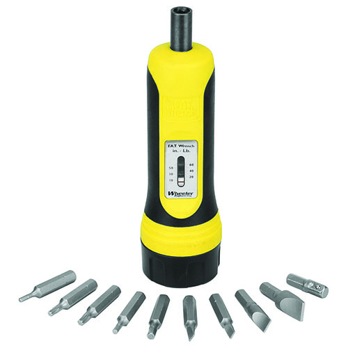 Wheeler's FAT Wrench ensures precise torque settings for scope rings and screws, enhancing accuracy and reliability for your firearms.