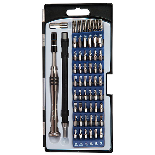 Wheeler Precision Micro Screwdriver Set offers 58 essential pieces in a compact carry case, perfect for gunsmithing and precise adjustments on firearms.