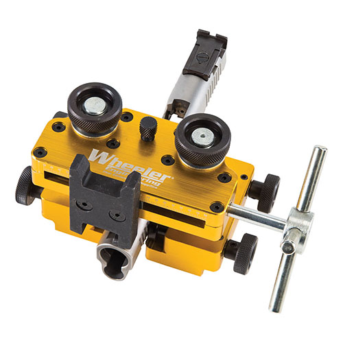 Wheeler® Armorer’s Handgun Sight Tool je ideální pro nastavení, instalaci a odstranění dovetail mířidel, vyrobený z kvalitních materiálů pro dlouhou životnost.