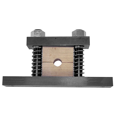 Wheeler Barrel Vise securely clamps your barrel for removal with strong holding force, featuring two pre-drilled oak blocks and one solid block for custom drilling.