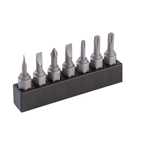 Wheeler Multi-Driver Tool Pen offers a comfortable grip, holds 6 bits for quick access, and includes a holder for 7 extra bits, perfect for gunsmithing.