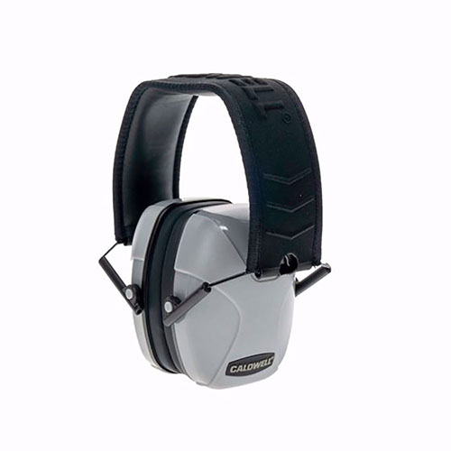 Caldwell Passive Earmuffs offer 30dB NRR for full-size and 24dB NRR for low-profile, ensuring maximum comfort and protection for all ages at the range.