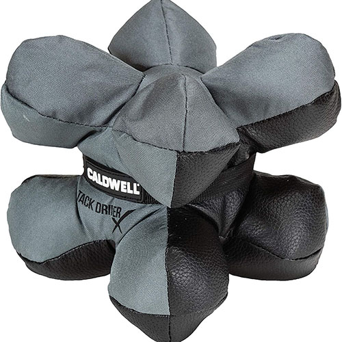 Caldwell Tack Driver X Bag offers unmatched versatility for PRS Matches, durable construction, non-absorbent filling for stability, and a unique shape for multiple rest options.