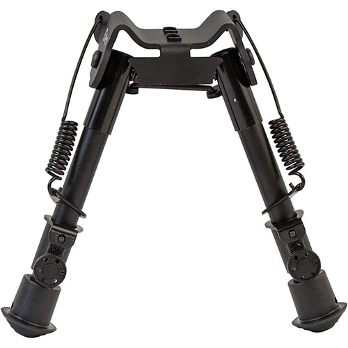 Caldwell M-LOK/KEYMOD 6”-9” XLA Bipod offers a lightweight, sturdy design with quick-deployment legs and soft rubber feet for ultimate stability in any shooting situation.