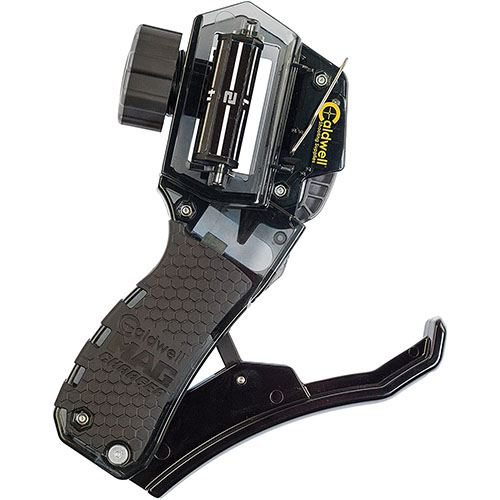 Caldwell Mag Charger Universal Pistol Loader fits most magazines, loads various calibers easily, and features adjustable shims for perfect alignment and secure loading.
