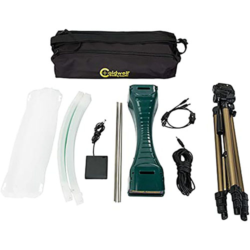 Caldwell Ballistic Precision Chronograph Kit offers accurate velocity readings, smartphone connectivity, and a durable carry case for easy transport and setup.