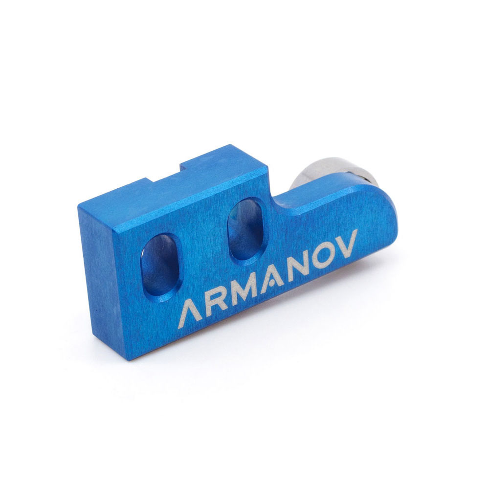 ARMANOV Index Bearing Cam Block for Dillon XL650 enhances reloading efficiency by reducing friction, eliminating grease needs, and ensuring smooth operation.