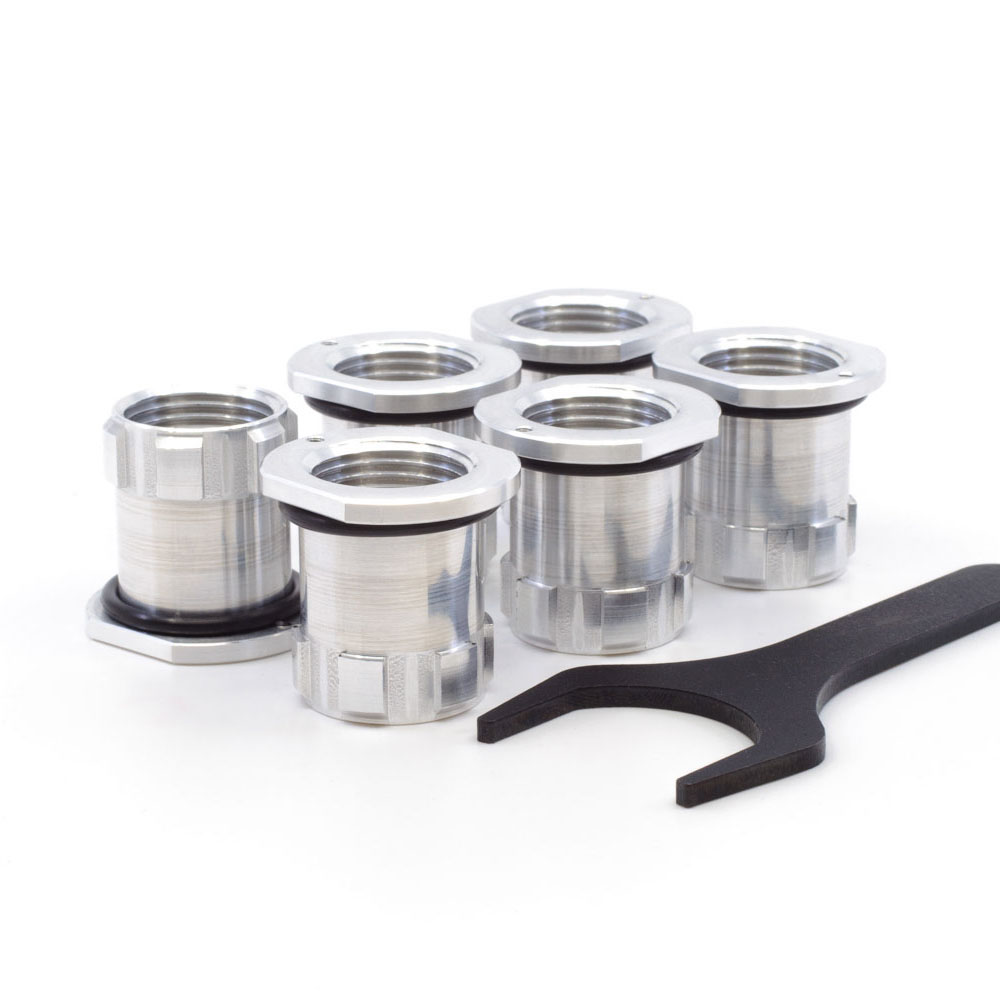 Armanov Lock-N-Load Free-Float Quick Change Bushings enable rapid die changes on Dillon Super 1050/RL1100, ensuring precise alignment for concentric ammunition.