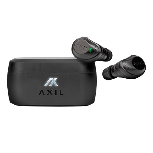 AXIL XCOR Pro enhances hearing while protecting it with 29 dB SNR, features USB-C charging, touch controls, and 15-hour runtime for ultimate tactical readiness.