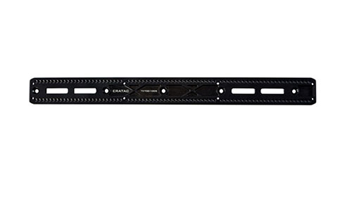 Systém ARCA-Rail M-LOK od ERATAC s 10 sloty umožňuje snadné přizpůsobení téměř jakémukoli bipodu nebo tripodové konfiguraci na trhu.