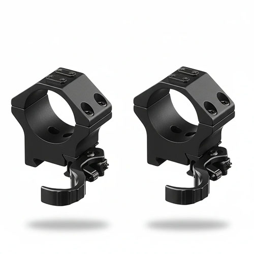 ERATAC Two-Piece Ring Mounts offer premium aluminum construction, customizable QD safety levers, and maximum modularity for versatile accessory attachment.