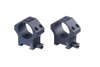 ERATAC Two-Piece Ring Mounts offer aircraft-grade aluminum, dual fastening options, adjustable rail tension, and a tactical modular interface for versatile optics.