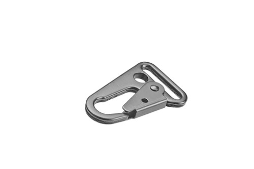 HK Snap Hook by ERATAC offers durability with its steel construction and a powder-coated finish, ensuring reliable performance for all your shooting accessories.