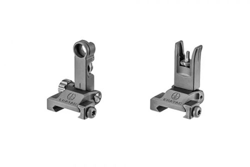 ERATAC Backup Sights offer battle-proven precision, ultra-low profile, tool-less adjustments, and maritime-grade corrosion resistance for unmatched performance.