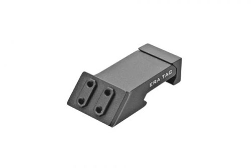 ERATAC Offset Mount allows rapid 45-degree transitions to secondary red dot sights and integrates seamlessly with all ERATAC accessories for customizable setups.