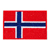 ULFHEDNAR Velcro-Patch - Norwegian Flag - red, white and blue