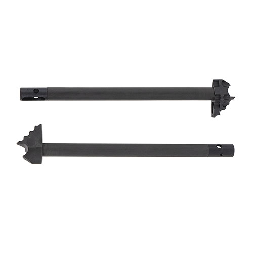 Upgrade your BLK LBL bipod with spike feet for perfect stability on any surface, easy replacement, and versatility for shooting range or hunting.