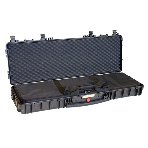 EXPLORER CASES Red 11413 offers ultimate protection with indestructible design, water resistance, manual air pressure valve, and customizable storage options.