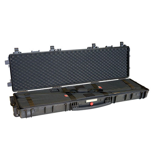 Explorer Cases Red 13513 offers ultimate protection with corrosion-proof hinges, water resistance, customizable storage, and includes 2 gunbags for secure transport.