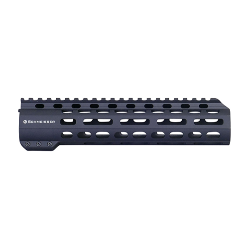 SCHMEISSER Handguard Free Float M-Lok offers stability, precision, and a sleek Slim-Line design, with durable aluminum and steel inserts for versatile accessory mounting.