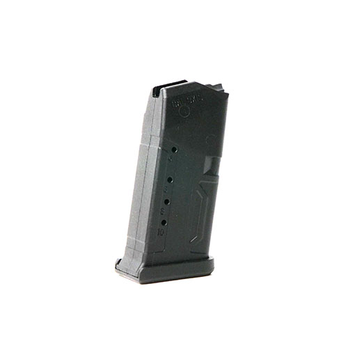 Discover the 10 Round Glock Magazine 9mm with stainless steel spring, easy-clean floorplate, color pen dot matrix, and capacity indicators for optimal performance.