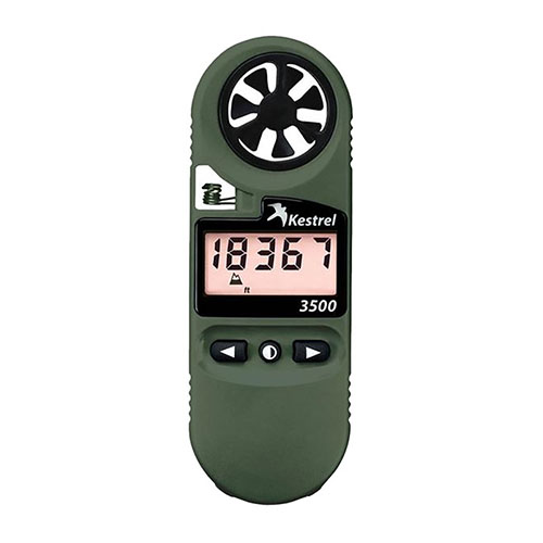 Kestrel 0835NV Weather Meter offers precise weather data, built-in pressure sensor, night-vision-friendly backlighting, and IP67 waterproof rating for outdoor enthusiasts.