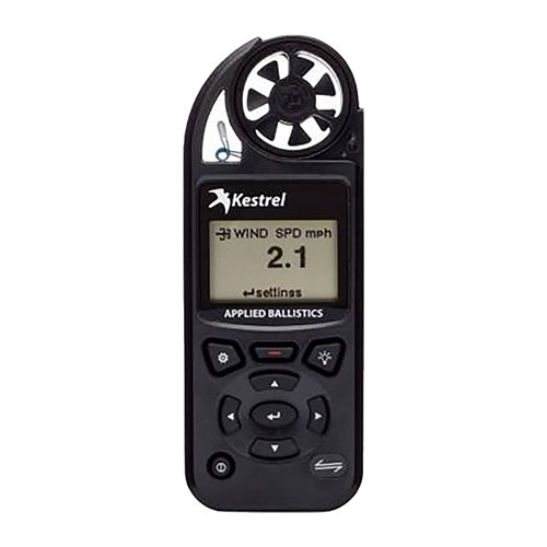 Kestrel 5700 Elite: Compact weather meter for long-range shooting, featuring Bluetooth LiNK, 15 environmental parameters, and access to 225+ bullet BC data.