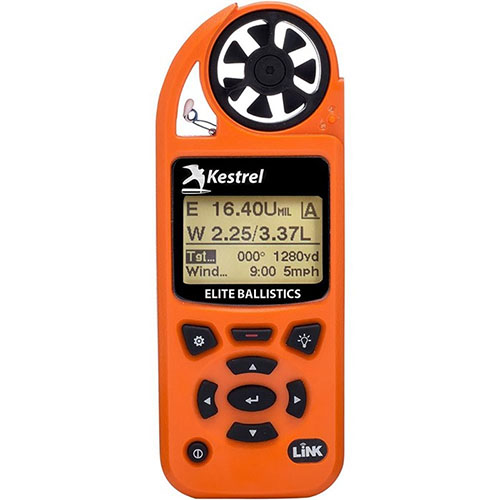 Kestrel 5700 Elite offers precise trajectory calculations, Bluetooth LiNK, access to Litz library, and a durable design, perfect for long-range shooters.
