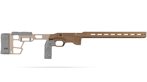 The MDT ACC Premier GEN2 chassis offers unmatched stability, adjustable ergonomics, and quick installation for superior accuracy in competitive shooting.