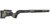 MDT CRBN Rifle Stock offers lightweight carbon fiber construction, stable magnesium chassis, vibration absorption, and versatile mounting options for optimal shooting comfort.