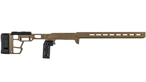ACC Premier GEN2 Chassis offers unmatched stability, customizable ergonomics, and easy installation, perfect for serious rimfire competition shooters.
