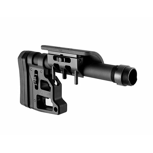 MDT Skeleton Carbine Stock offers unmatched versatility and strength with tool-less adjustability, ergonomic design, and fits all LSS Chassises and AR-15 Carbine interface.