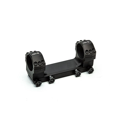 MDT One-Piece Mount offers unmatched rigidity and repeatability, ensuring zero retention and easy scope transfer, with accessory caps for added versatility.