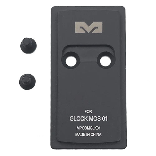 MPO PRO-F Direct Mount Plate from Meprolight offers secure attachment for optics on Glock MOS standard frames, enhancing accuracy and performance.
