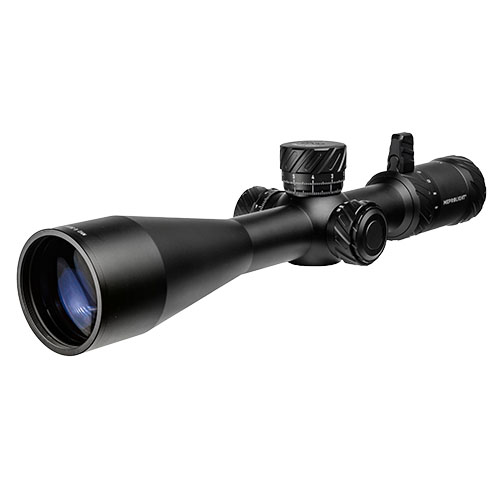 MEPRO MVO 3-18x44 FFP offers precision with M3 reticle MRAD, robust 34MM tube, and exceptional clarity for accurate shooting in various conditions.